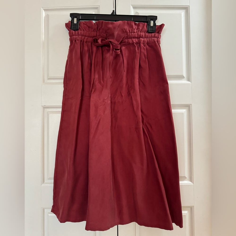 Scotch & Soda Midi Skirt in Wine color